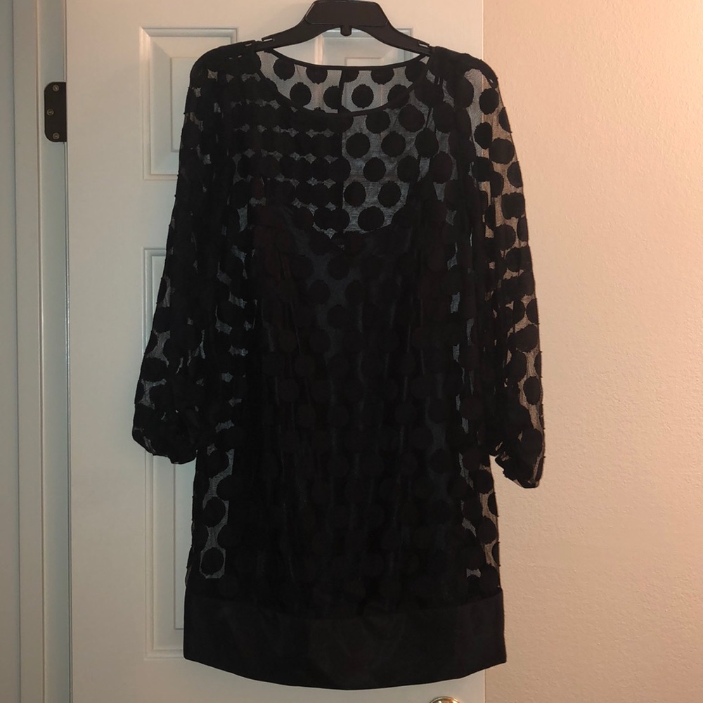 Black mini dress